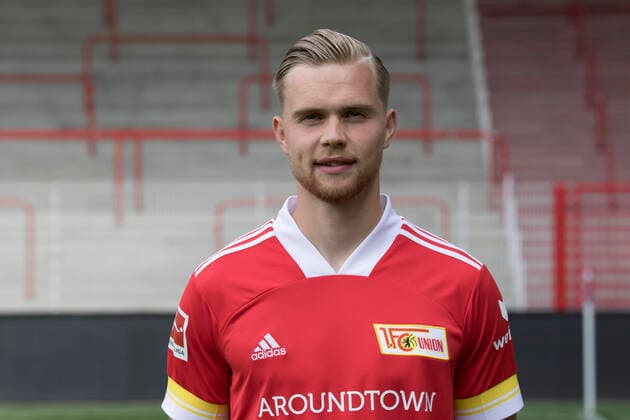 Lars Dietz Fußball Fussball Bundesliga Herren DFL Porträttermin Saison 2020 2021 03.09.2020 1.FC Union Berlin FCU Vorstellung, Präsentation, Pressetermin