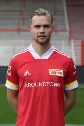 Lars Dietz Fußball Fussball Bundesliga Herren DFL Porträttermin Saison 2020 2021 03.09.2020 1.FC Union Berlin FCU Vorstellung, Präsentation, Pressetermin