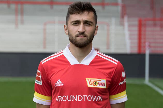 Berkan Taz Fußball Fussball Bundesliga Herren DFL Porträttermin Saison 2020 2021 03.09.2020 1.FC Union Berlin FCU Vorstellung, Präsentation, Pressetermin