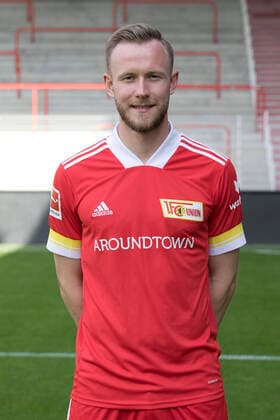Cedric Teuchert Fußball Fussball Bundesliga Herren DFL Porträttermin Saison 2020 2021 03.09.2020 1.FC Union Berlin FCU Vorstellung, Präsentation, Pressetermin