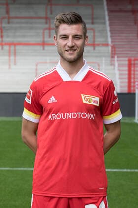 Robin Knoche Fußball Fussball Bundesliga Herren DFL Porträttermin Saison 2020 2021 03.09.2020 1.FC Union Berlin FCU Vorstellung, Präsentation, Pressetermin