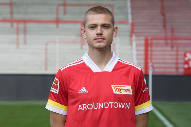 Julian Ryerson Fußball Fussball Bundesliga Herren DFL Porträttermin Saison 2020 2021 03.09.2020 1.FC Union Berlin FCU Vorstellung, Präsentation, Pressetermin