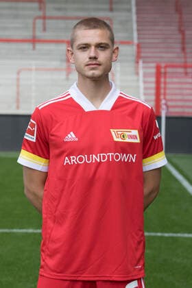 Julian Ryerson Fußball Fussball Bundesliga Herren DFL Porträttermin Saison 2020 2021 03.09.2020 1.FC Union Berlin FCU Vorstellung, Präsentation, Pressetermin