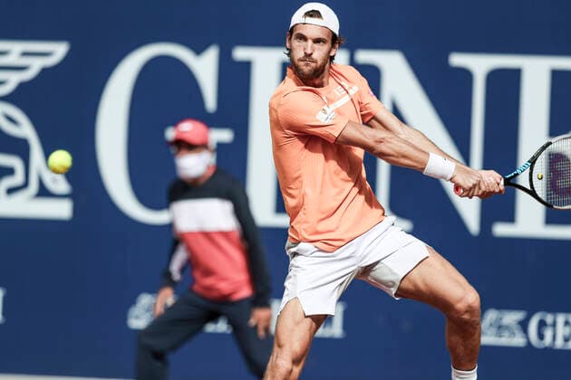Sport Bilder des Tages TENNIS - ATP, Tennis Herren Generali Open 2020 KITZBUEHEL,AUSTRIA,08.SEP.20 -TENNIS - ATP World Tour, Generali Open 2020, qualification round. Image shows Joao Sousa (POR) GEPAxpictures xPatrickxSteiner