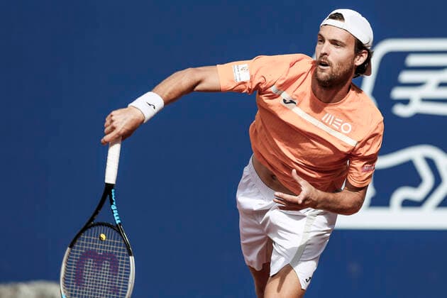 TENNIS - ATP, Tennis Herren Generali Open 2020 KITZBUEHEL,AUSTRIA,08.SEP.20 -TENNIS - ATP World Tour, Generali Open 2020, qualification round. Image shows Joao Sousa (POR) GEPAxpictures xPatrickxSteiner