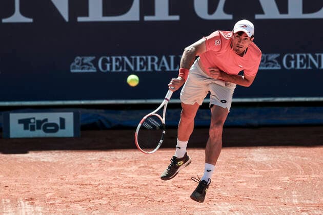 TENNIS - ATP, Tennis Herren Generali Open 2020 KITZBUEHEL,AUSTRIA,08.SEP.20 -TENNIS - ATP World Tour, Generali Open 2020. Image shows Sebastian Ofner (AUT) GEPAxpictures xPatrickxSteiner