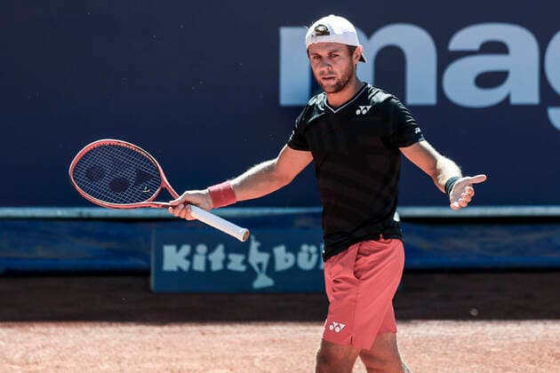 TENNIS - ATP, Tennis Herren Generali Open 2020 KITZBUEHEL,AUSTRIA,08.SEP.20 -TENNIS - ATP World Tour, Generali Open 2020. Image shows Radu Albot (MDA) GEPAxpictures xPatrickxSteiner