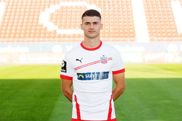 Teampraesentation Zwickau Fussball 3.Liga Jozo Stanic; FSV Zwickau; 2.Bundesliga, Porträttermin 2020 2021 , Zwickau, 07.09.2020, Stadion Zwickau, Fussball ,
