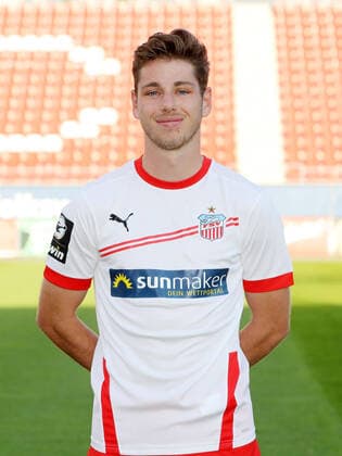 Teampraesentation Zwickau Fussball 3.Liga Leon Jensen; FSV Zwickau; 2.Bundesliga, Porträttermin 2020 2021 , Zwickau, 07.09.2020, Stadion Zwickau, Fussball ,