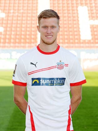 Teampraesentation Zwickau Fussball 3.Liga Gerrit Wegkamp; FSV Zwickau; 2.Bundesliga, Porträttermin 2020 2021 , Zwickau, 07.09.2020, Stadion Zwickau, Fussball ,