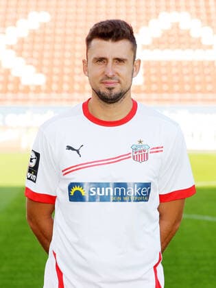 Teampraesentation Zwickau Fussball 3.Liga Davy Frick; FSV Zwickau; 2.Bundesliga, Porträttermin 2020 2021 , Zwickau, 07.09.2020, Stadion Zwickau, Fussball ,