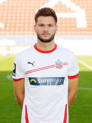 Teampraesentation Zwickau Fussball 3.Liga Marco Schikora; FSV Zwickau; 2.Bundesliga, Porträttermin 2020 2021 , Zwickau, 07.09.2020, Stadion Zwickau, Fussball ,