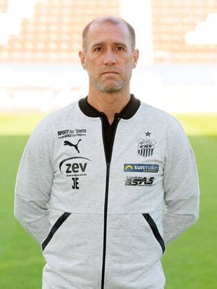 Teampraesentation Zwickau Fussball 3.Liga Trainer Joe Enochs; FSV Zwickau; 2.Bundesliga, Porträttermin 2020 2021 , Zwickau, 07.09.2020, Stadion Zwickau, Fussball ,
