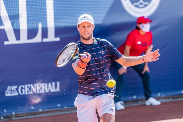 08.09.2020, Sportpark, Kitzbuehel, AUT, ATP, Tennis Herren Tour, Generali Open Kitzbuehel, im Bild Andreas Seppi (ITA) Andreas Seppi of Italia during the Generali Open Tennis Tournament of the ATP Tour at the Sportpark in Kitzbuehel, Austria on 2020 09 08.