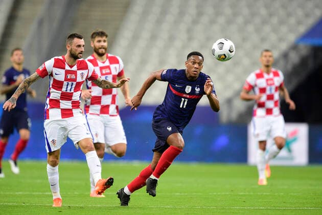 MARTIAL ANTHONY (France) FOOTBALL : France vs Croatie - ligue des Nations - 08 09 2020 JBAutissier Panoramic 