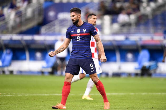 JOIE - 09 OLIVIER GIROUD (FRA) FOOTBALL : France vs Croatie - Ligue des Nations - 08 09 2020 FEP Panoramic 