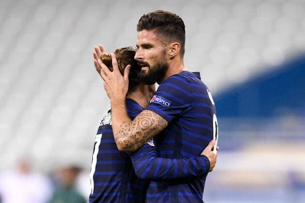 JOIE - 09 OLIVIER GIROUD (FRA) FOOTBALL : France vs Croatie - Ligue des Nations - 08 09 2020 FEP Panoramic 