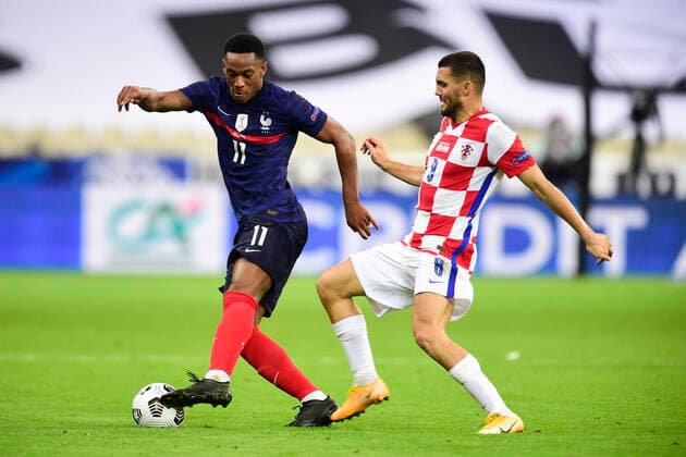 MARTIAL ANTHONY (France) vs Kovacic Mateo (Croatie) FOOTBALL : France vs Croatie - ligue des Nations - 08 09 2020 JBAutissier Panoramic 