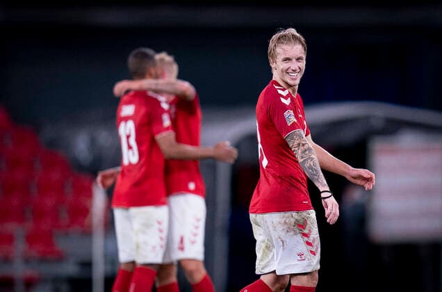 Danmarks Daniel Wass efter Nations League kampen mellem Danmark og England i Parken, tirsdag den 8. september 2020.. , Copenhagen Denmark