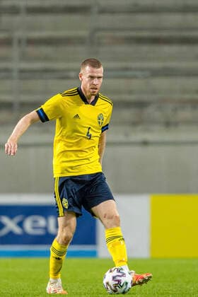 200908 Thomas Poppler Isherwood of Sweden during the UEFA European Under-21 Qualifier football match between Sweden and Italy on September 8, 2020 in Kalmar. Photo: Petter Arvidson BILDBYRAN kod PA PA0058 fotball football fotboll soccer european under-21 qualifier em-kval U21, U 21 sverige sweden italien italy UEFA EURO, EM, Europameisterschaft,Fussball under-21 qualifier Copyright: PETTERxARVIDSON BB200908PA191