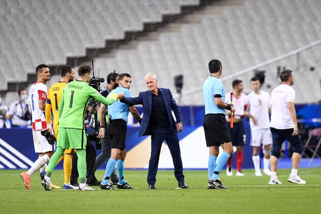 FAIR PLAY - DIDIER DESCHAMPS (SELECTIONNEUR FRANCE) FOOTBALL : France vs Croatie - Ligue des Nations - 08 09 2020 FEP Panoramic 