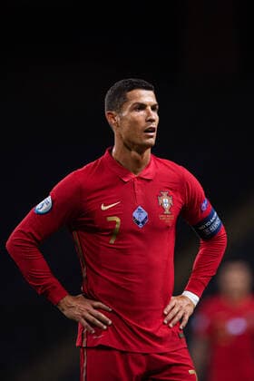 200908 Cristiano Ronaldo of Portugal during the Nations League football match between Sweden and Portugal on September 8, 2020 in Stockholm. Photo: Joel Marklund BILDBYRAN kod JM JM0020 bbeng fotboll football soccer fotball nations league landskamp sverige sweden sverige a portugal Copyright: JOELxMARKLUND BB200908JM229