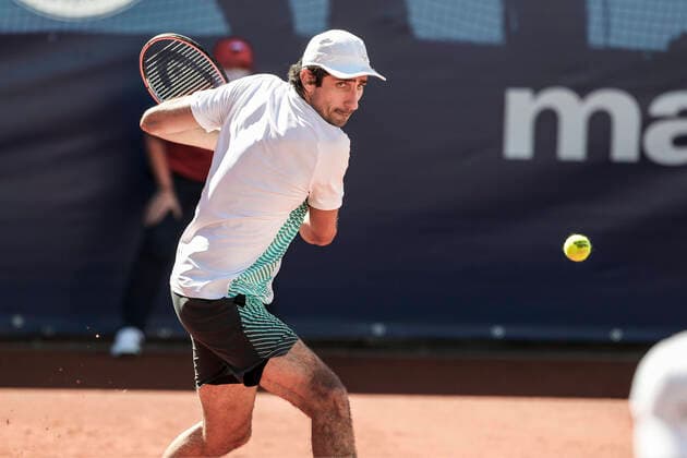 TENNIS - ATP, Tennis Herren Generali Open 2020 KITZBUEHEL,AUSTRIA,09.SEP.20 -TENNIS - ATP World Tour, Generali Open 2020. Image shows Philipp Oswald (AUT). GEPAxpictures xPatrickxSteiner
