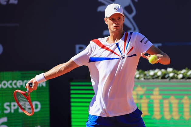 Yannick Hanfmann (GER) Tennis - Generali Open Kitzbuehel 2020 - ATP, Tennis Herren 250 - Kitzbuehler Tennis Club - Kitzbuehel - Tirol - Oesterreich - 9 September 2020. Copyright: xJuergenxHasenkopfx