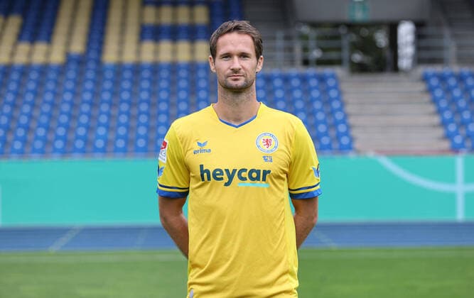 Fußball, 2. BL, Eintracht Braunschweig Porträttermin 2020 2021 Eintracht Braunschweig 2020 2021 Nick Proschwitz; Eintracht Braunschweig; 2.BL, Porträttermin 2020 2021, Braunschweig