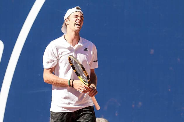 TENNIS - ATP, Tennis Herren Generali Open 2020 KITZBUEHEL,AUSTRIA,09.SEP.20 -TENNIS - ATP World Tour, Generali Open 2020. Image shows the dissapointment of Maximilian Marterer (GER). GEPAxpictures xPatrickxSteiner