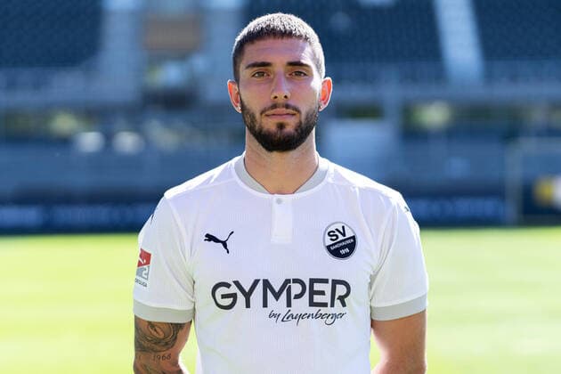Marlon Frey; SV Sandhausen; 2. Bundesliga, Porträttermin 2020 2021