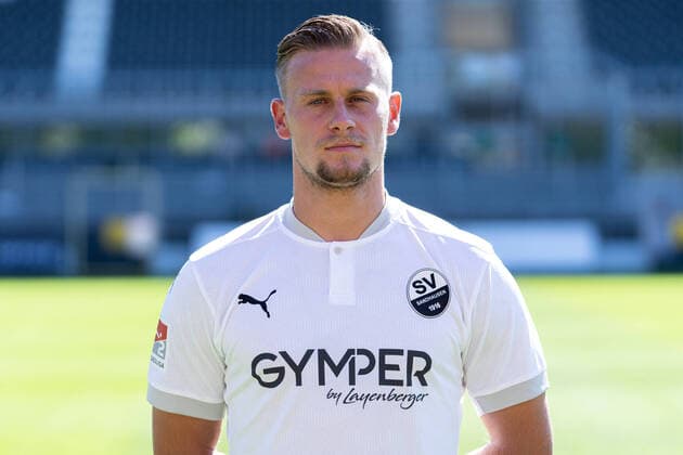 Julius Biada; SV Sandhausen; 2. Bundesliga, Porträttermin 2020 2021