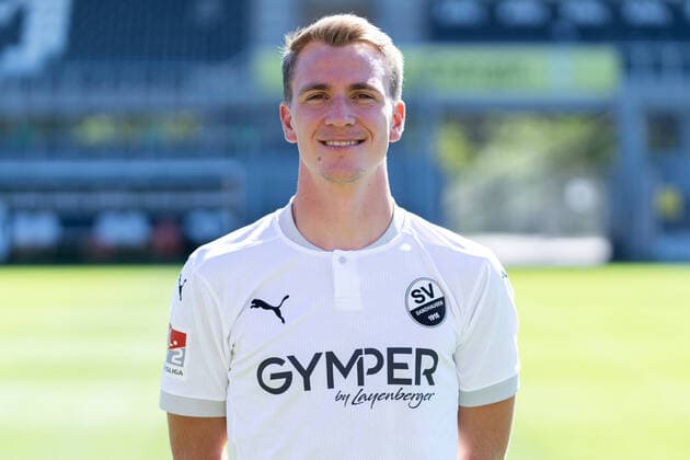 Emanuel Taffertshofer; SV Sandhausen; 2. Bundesliga, Porträttermin 2020 2021
