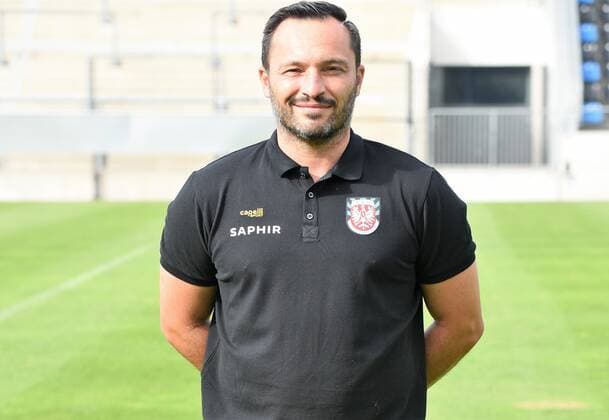 10.09.2020 Frankfurt am Main, Fussball, PSD Arena, Regionalliga Suedwest, Saison 2020 2021, FSV Frankfurt Fototermin - Portraits Torwarttrainer Marc Stephani (FSV Frankfurt)