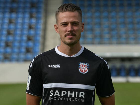 10.09.2020, xjhx, Fussball Regionalliga Suedwest, FSV Frankfurt - Fototermin 2020 21 emspor, v.l. Fabian Burdenski (FSV Frankfurt) Frankfurt am Main