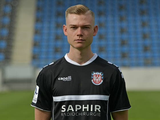 10.09.2020, xjhx, Fussball Regionalliga Suedwest, FSV Frankfurt - Fototermin 2020 21 emspor, v.l. Mischa Haeuser (FSV Frankfurt) Frankfurt am Main