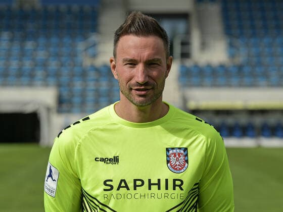10.09.2020, xjhx, Fussball Regionalliga Suedwest, FSV Frankfurt - Fototermin 2020 21 emspor, v.l. Daniel Endres (FSV Frankfurt) Frankfurt am Main