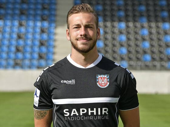 10.09.2020, xjhx, Fussball Regionalliga Suedwest, FSV Frankfurt - Fototermin 2020 21 emspor, v.l. Dominik Nothnagel (FSV Frankfurt) Frankfurt am Main