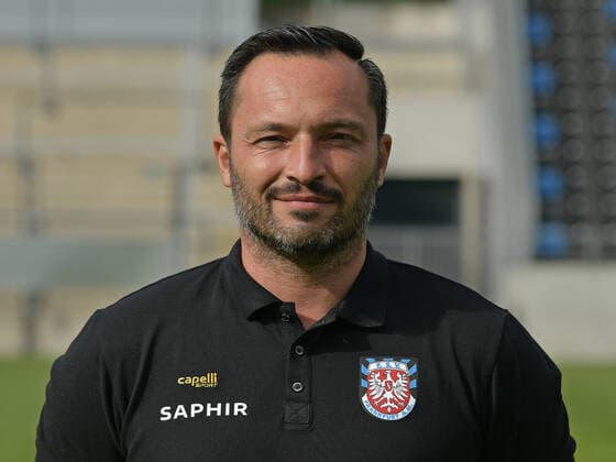 10.09.2020, xjhx, Fussball Regionalliga Suedwest, FSV Frankfurt - Fototermin 2020 21 emspor, v.l. Trainer Thomas Brendel (FSV Frankfurt) Frankfurt am Main