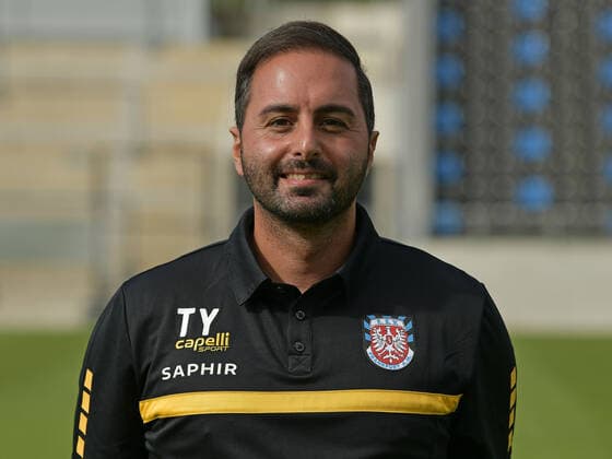 10.09.2020, xjhx, Fussball Regionalliga Suedwest, FSV Frankfurt - Fototermin 2020 21 emspor, v.l. Co Trainer Taner Yalcin (FSV Frankfurt) Frankfurt am Main