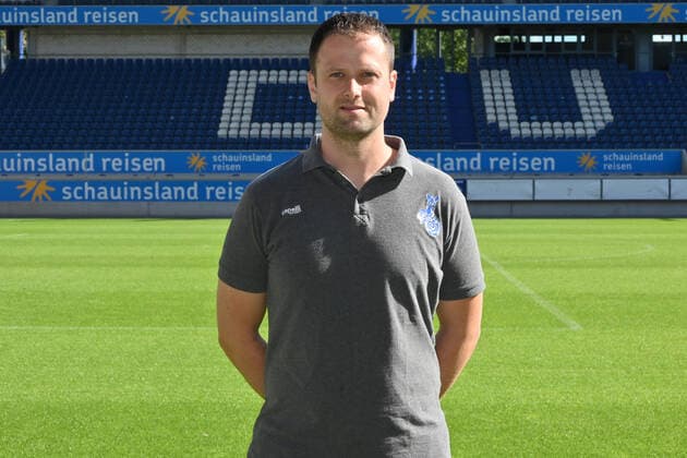 Physiotherapeut Oliver Grabowski; MSV Duisburg; 3. Liga, Porträttermin 2020 2021 Duisburg Schauinsland Arena Nordrhein-Westfalen Deutschland