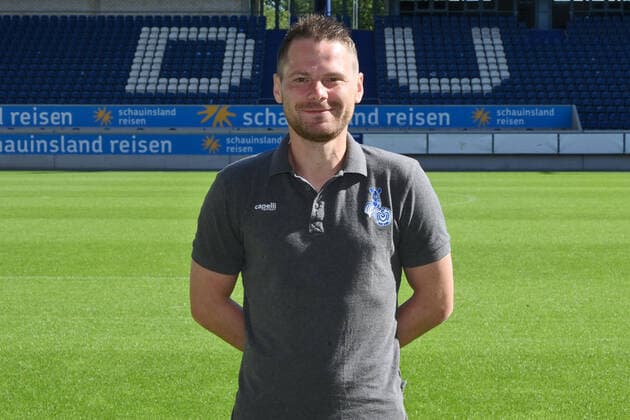 Physiotherapeut Arthur Jarzombek; MSV Duisburg; 3. Liga, Porträttermin 2020 2021 Duisburg Schauinsland Arena Nordrhein-Westfalen Deutschland
