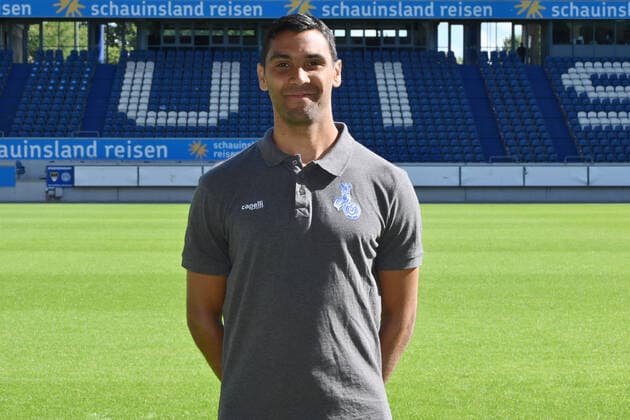 Co Trainer Marvin Compper; MSV Duisburg; 3. Liga, Porträttermin 2020 2021 Duisburg Schauinsland Arena Nordrhein-Westfalen Deutschland
