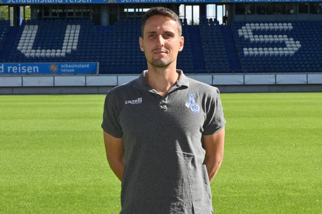 Athletik Trainer Miro Lusic; MSV Duisburg; 3. Liga, Porträttermin 2020 2021 Duisburg Schauinsland Arena Nordrhein-Westfalen Deutschland