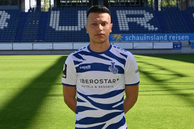 Cem Sabanci; MSV Duisburg; 3. Liga, Porträttermin 2020 2021 Duisburg Schauinsland Arena Nordrhein-Westfalen Deutschland