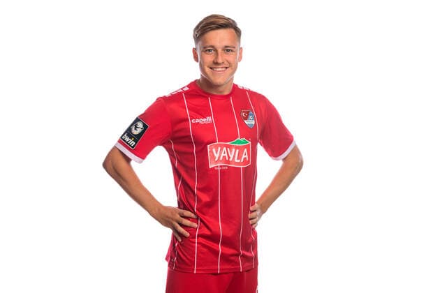 Türkgücü München Porträttermin 2020 2021 Im Bild Thomas HAAS (Türkgücü München, 20), 3.Liga, Porträttermin 2020 2021. München Bezirkssportanlage Sportanlage Perlach-Nord Bayern Deutschland Copyright: Passion2Press MarkusxFischerx