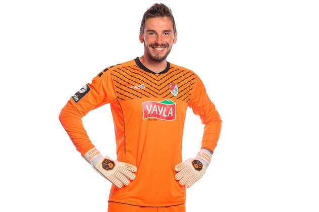 Türkgücü München Porträttermin 2020 2021 Im Bild Franco FLÜCKIGER (Flueckinger Fluckinger, Türkgücü München, 26), 3.Liga, Porträttermin 2020 2021. München Bezirkssportanlage Sportanlage Perlach-Nord Bayern Deutschland Copyright: Passion2Press MarkusxFischerx