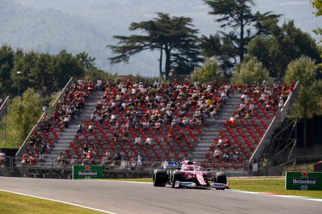 Motorsports: FIA Formula One World Championship, WM, Weltmeisterschaft 2020, Grand Prix of Toscana, 11 Sergio Perez (MEX, BWT Racing Point F1 Team), Mugello Italy
