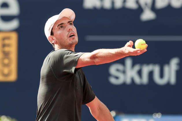 TENNIS - ATP, Tennis Herren Generali Open 2020 KITZBUEHEL,AUSTRIA,11.SEP.20 -TENNIS - ATP World Tour, Generali Open 2020. Image shows Marc Andrea Huesler (SUI). GEPAxpictures xPatrickxSteiner