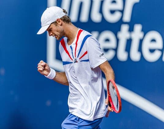 11.09.2020, Sportpark, Kitzbuehel, AUT, ATP, Tennis Herren Tour, Generali Open Kitzbuehel, im Bild Yannick Hanfmann (GER) Yannick Hanfmann of Germany during the Generali Open Tennis Tournament of the ATP Tour at the Sportpark in Kitzbuehel, Austria on 2020 09 11.
